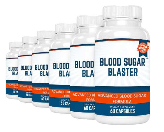 Blood Sugar Blaster 6 bottles pack - 180 day blood sugar support supply best value